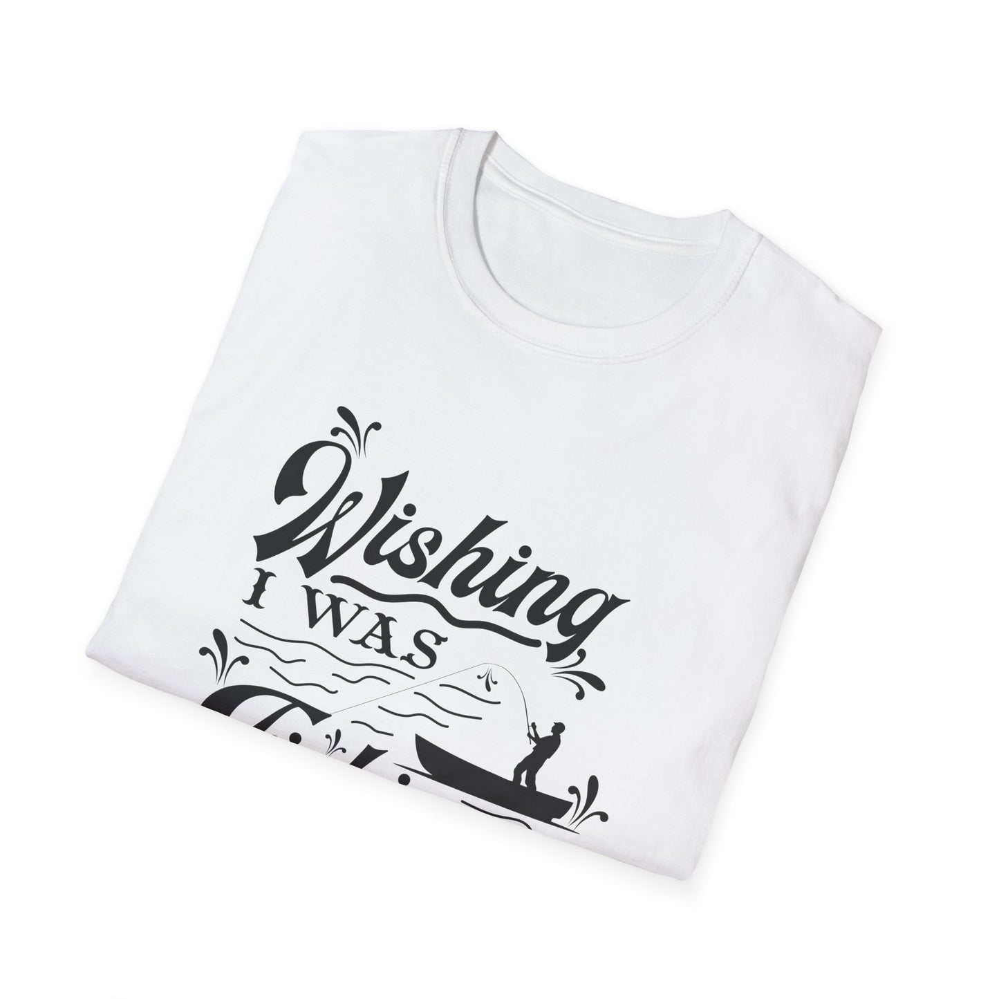 Wishing I Was Fishing Unisex Classic Tee
