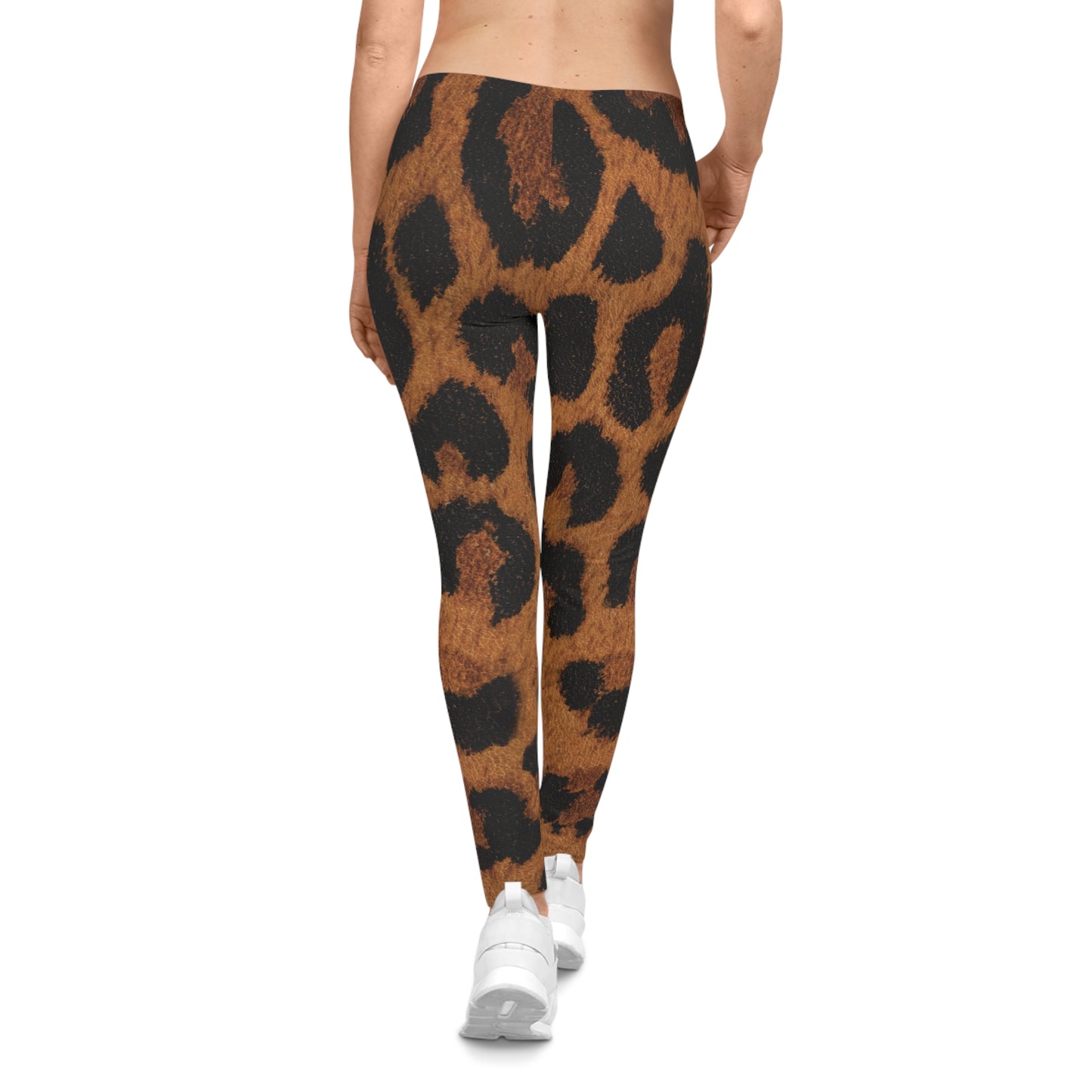 Leopard Print Leggings, Leopard Print Yoga Pants, Women's Casual Leggings, Workout Pants, Leggings