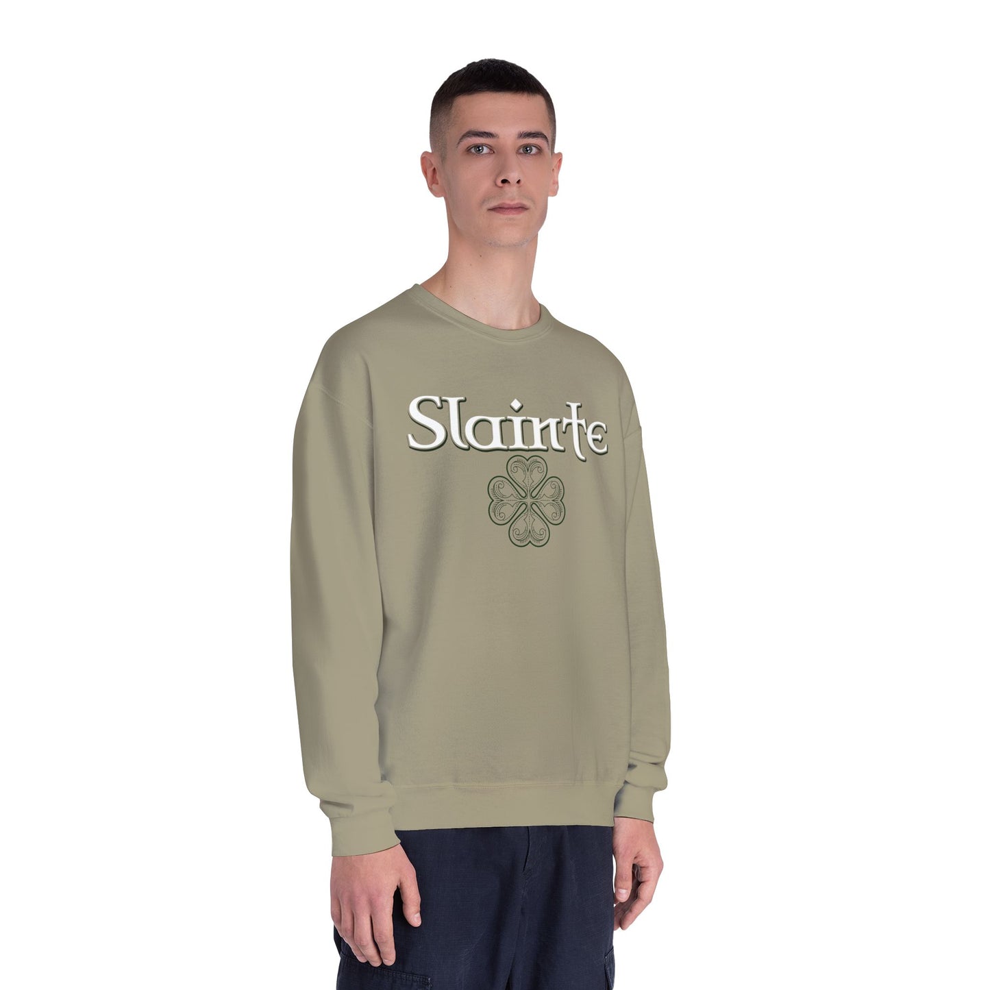 Slainte in Clovers Womens Unisex NuBlend® Crewneck Sweatshirt
