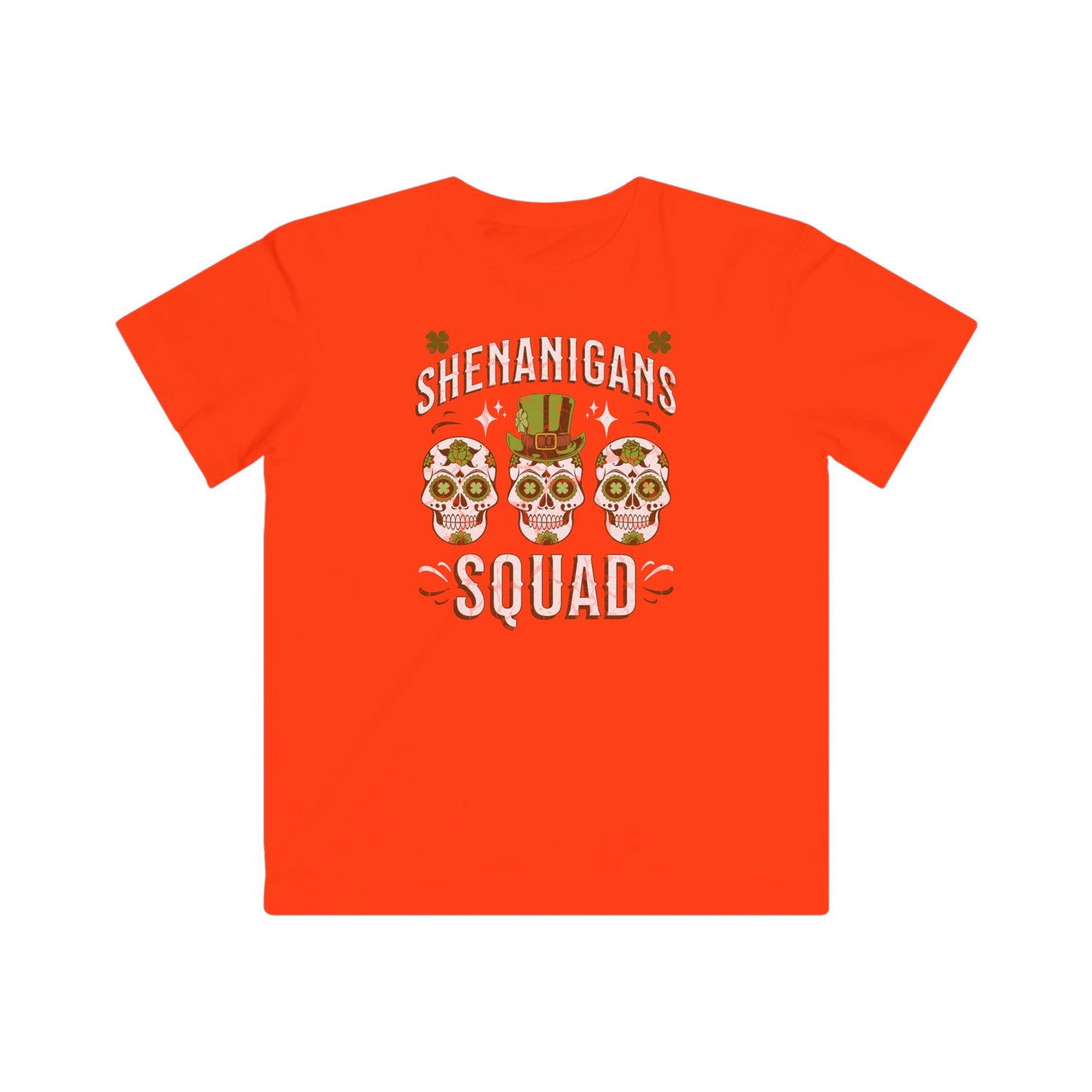 Kids Fine Jersey Tee Shenanigan's Squad St. Patricks Day TShirt