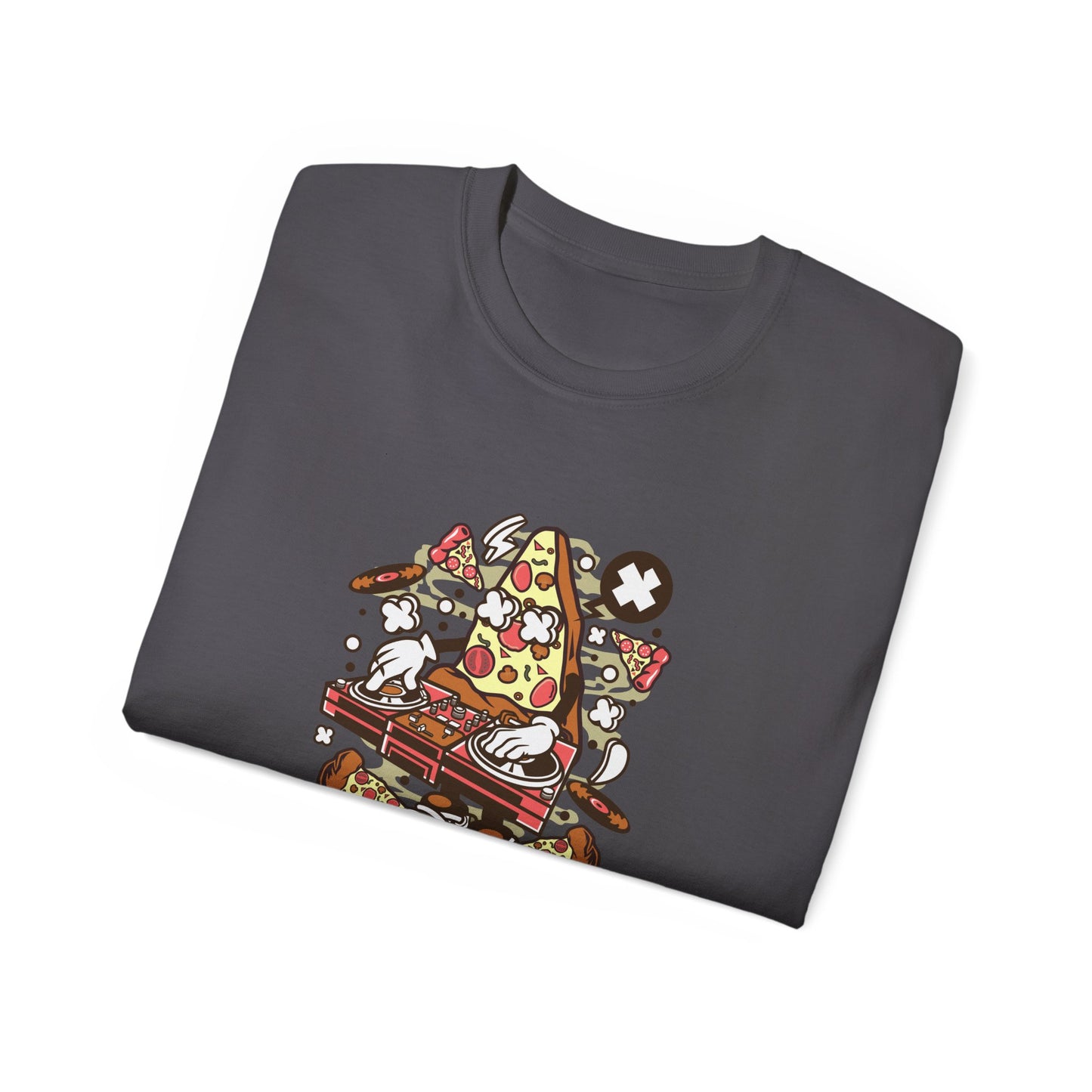 DJ Pizza T-Shirt - Cotton Crew