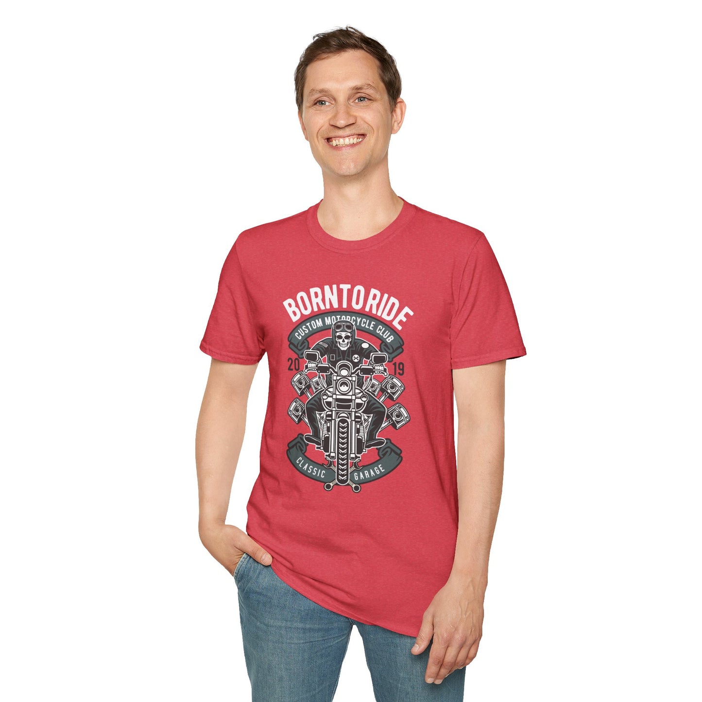 Born to Ride Motorcycle - Softstyle Tee