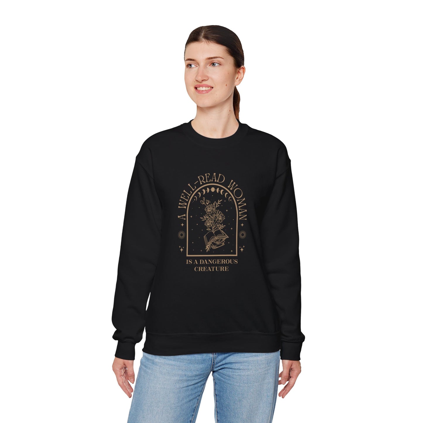 A Well-Read Woman Is Dangerous - Crewneck Sweatshirt