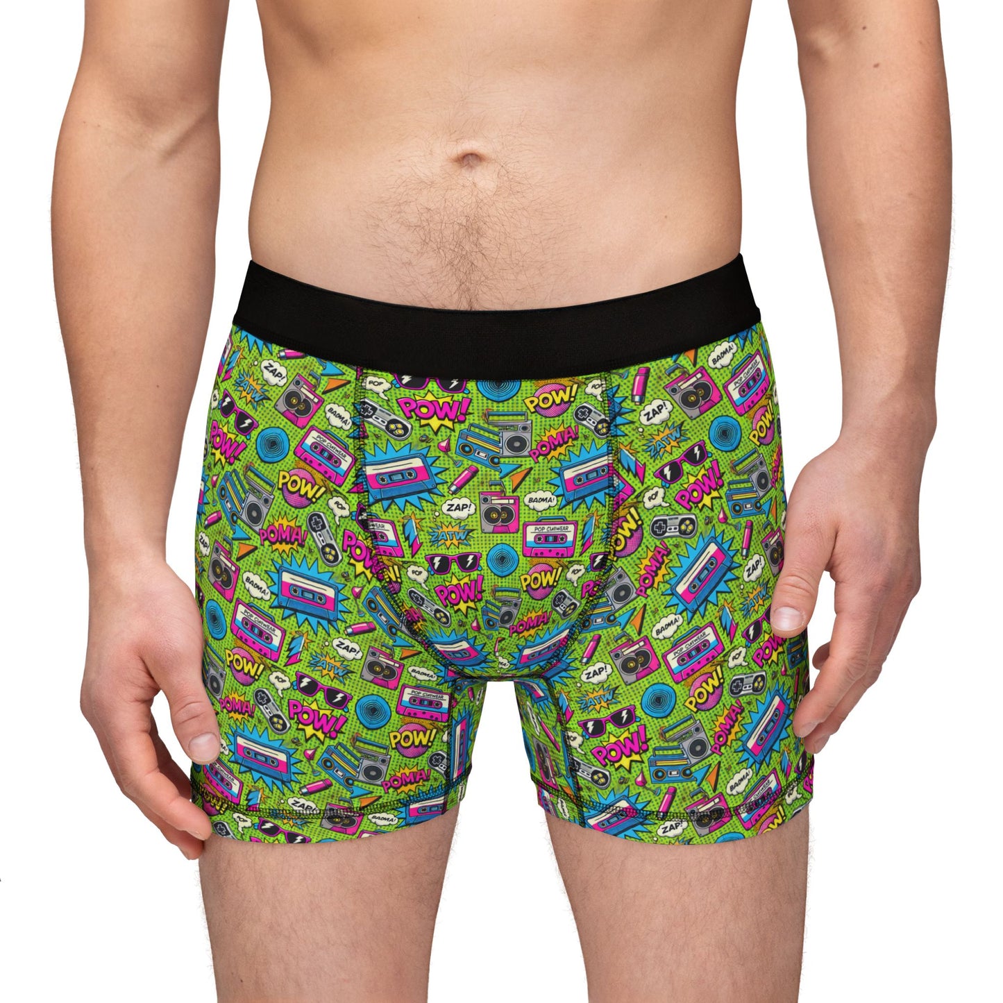 80s Retro Pop Culture Boxer Briefs