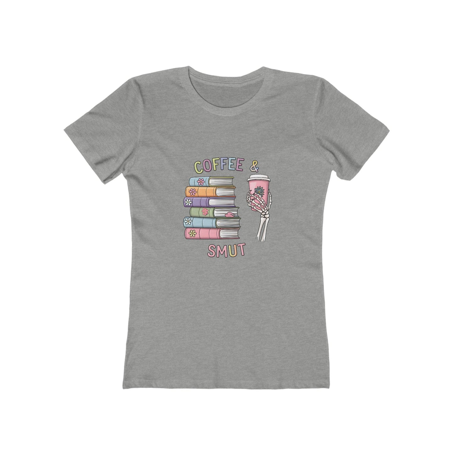 Coffee & Smut – Spicy Reads T-Shirt for Book Lovers