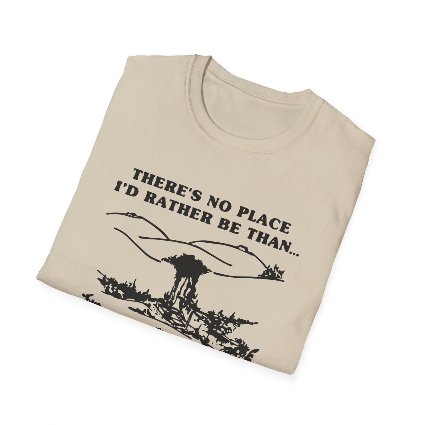 Beaver Valley Unisex Softstyle T-Shirt | Nature Lover Gift, Outdoor Adventure Tee, Casual Wear, Gift for Her, Gift for Him