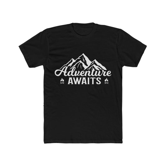 Mens Adventure Awaits  - Cotton Crew