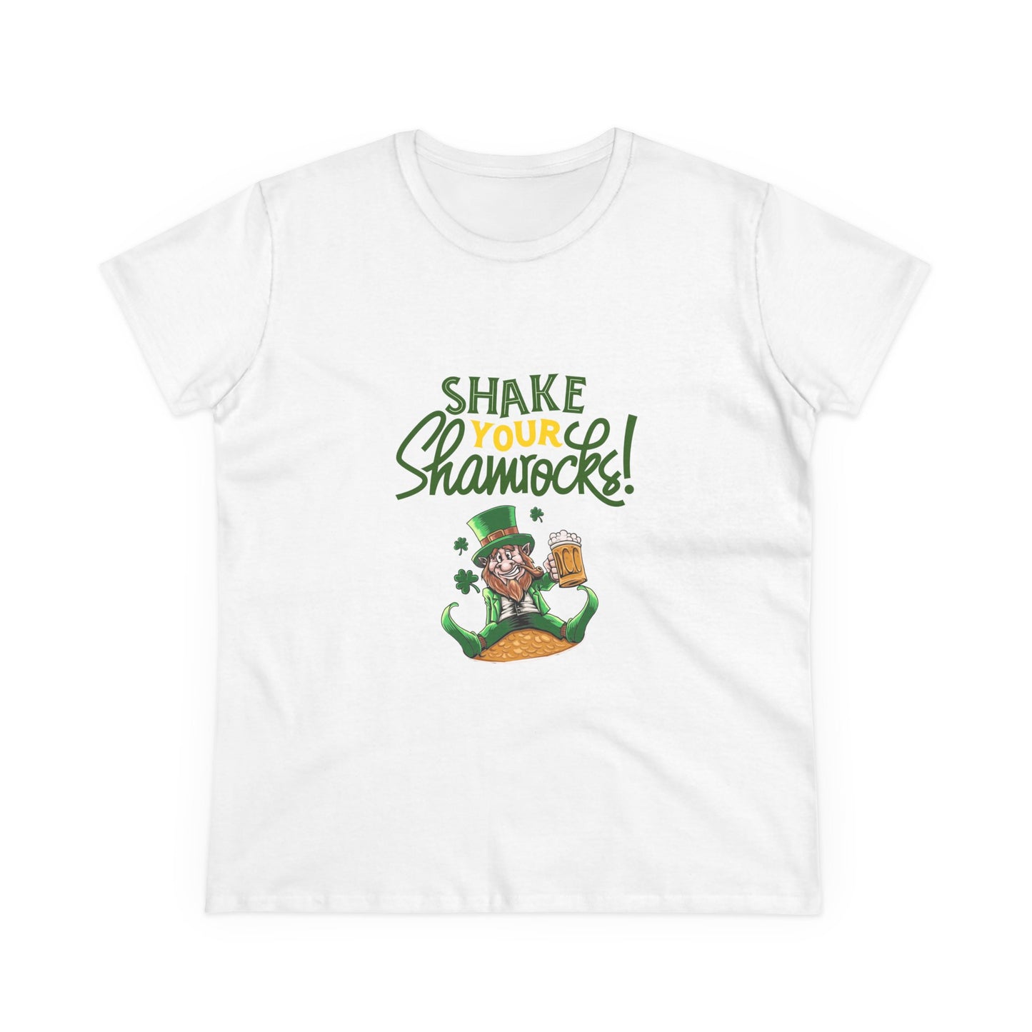 Shake Your Shamrocks - Women's Midweight Cotton Tee