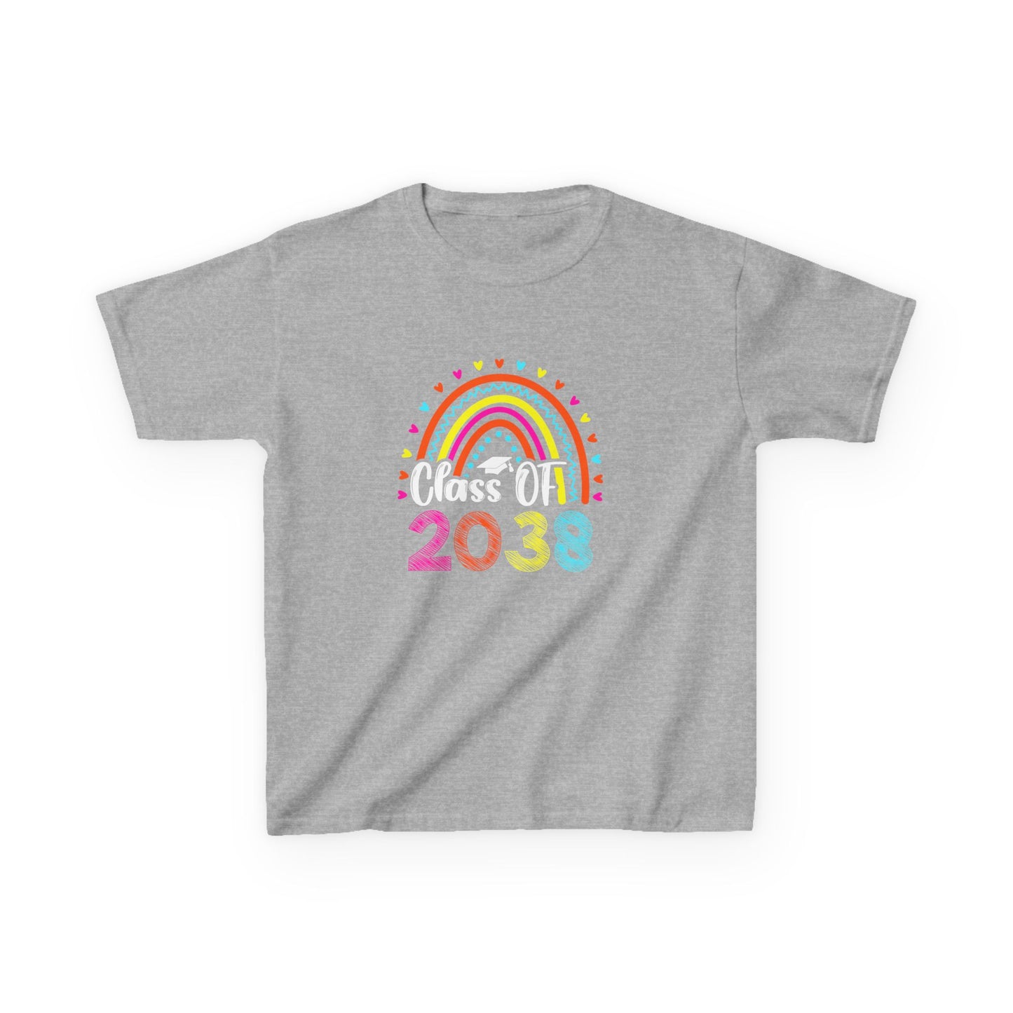 Kids Rainbow Class of 2038 Shirt - Unisex Tee