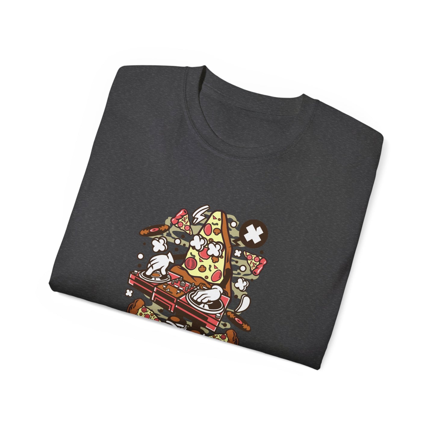 DJ Pizza T-Shirt - Cotton Crew