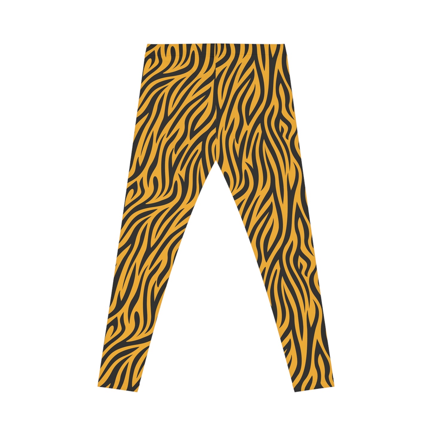 Tiger Striped Womens Casual Leggings for Working Out, Playing, Running Errands or Nothing At All
