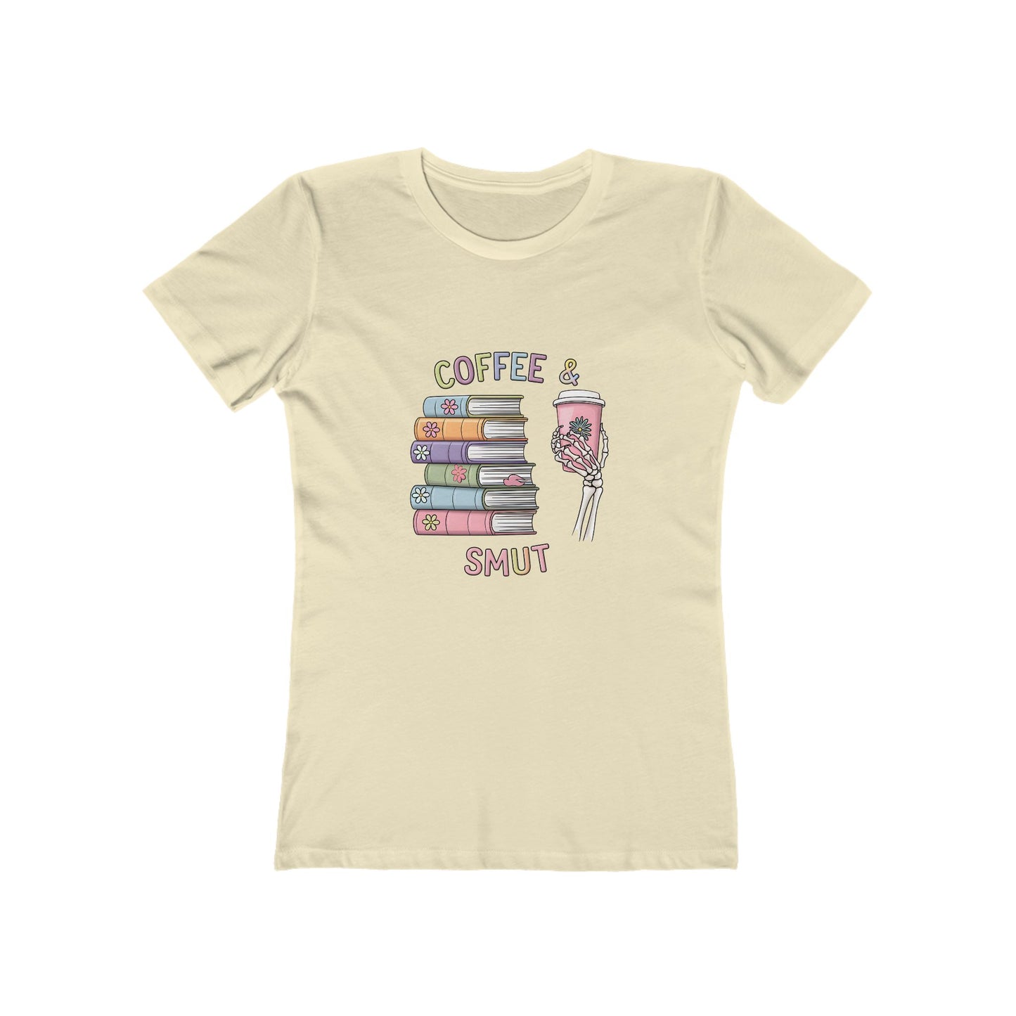 Coffee & Smut – Spicy Reads T-Shirt for Book Lovers