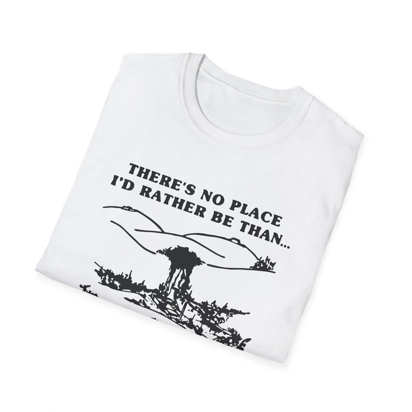 Beaver Valley Unisex Softstyle T-Shirt | Nature Lover Gift, Outdoor Adventure Tee, Casual Wear, Gift for Her, Gift for Him
