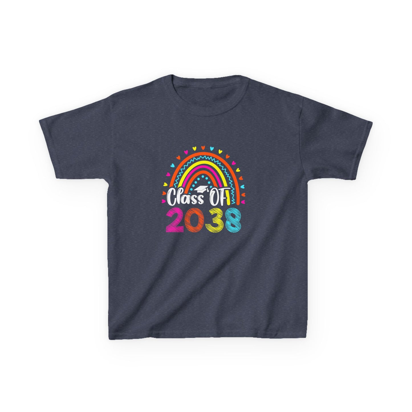 Kids Rainbow Class of 2038 Shirt - Unisex Tee