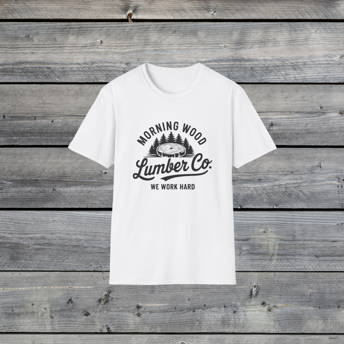 Morning Wood Lumber Co - Softstyle Tshirt