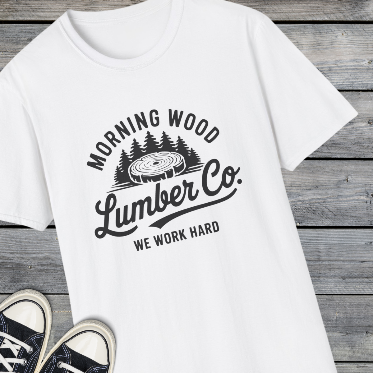Morning Wood Lumber Co - Softstyle Tshirt
