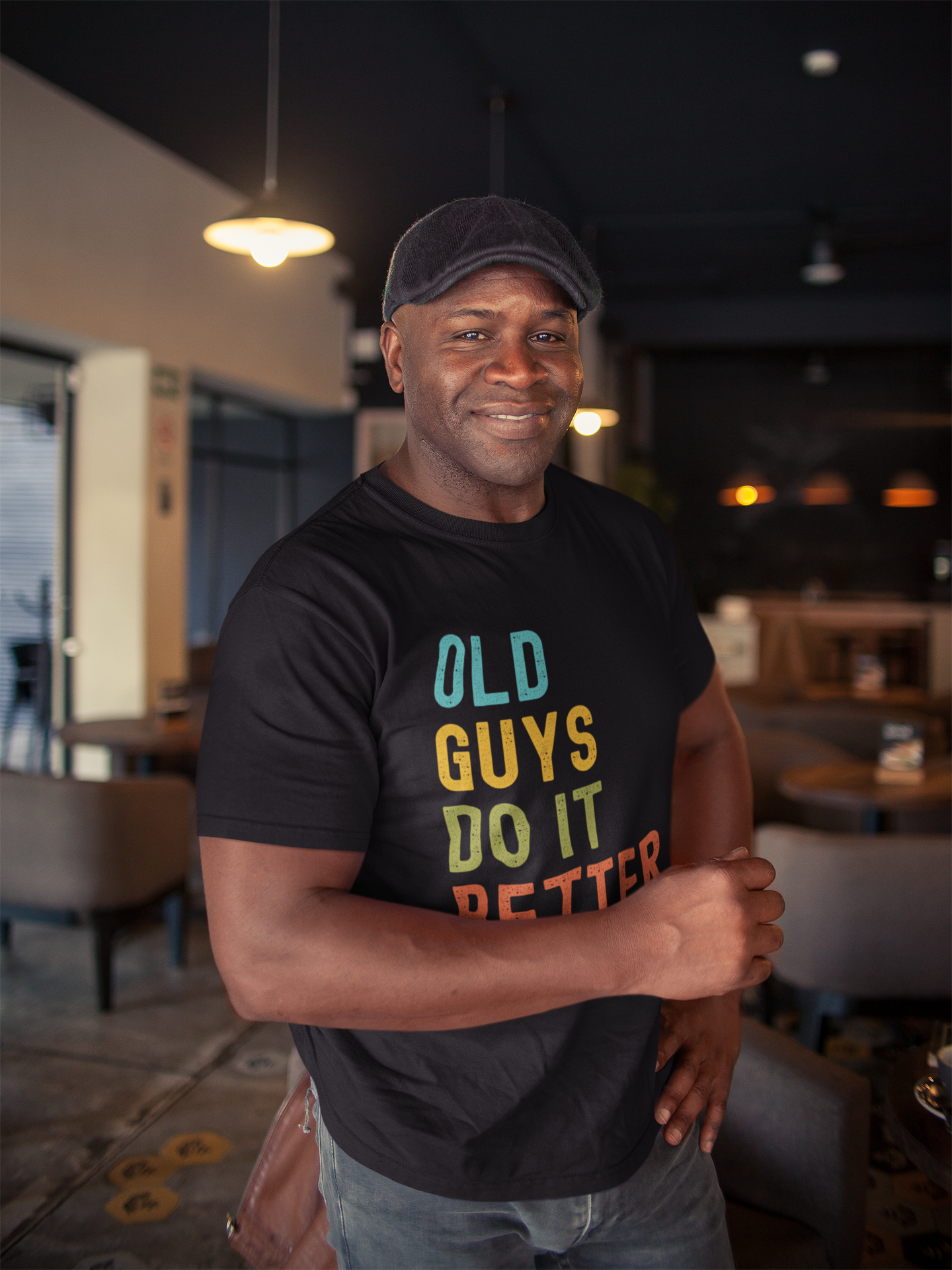 Old Guys Do It Better T-Shirt – Funny, Flirty, and Confident Tee