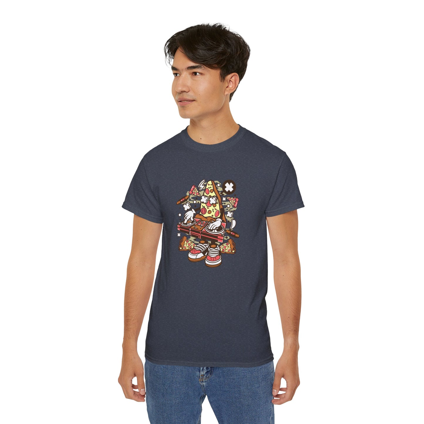 DJ Pizza T-Shirt - Cotton Crew