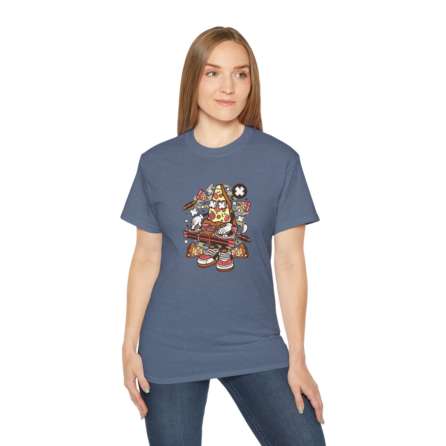 DJ Pizza T-Shirt - Cotton Crew
