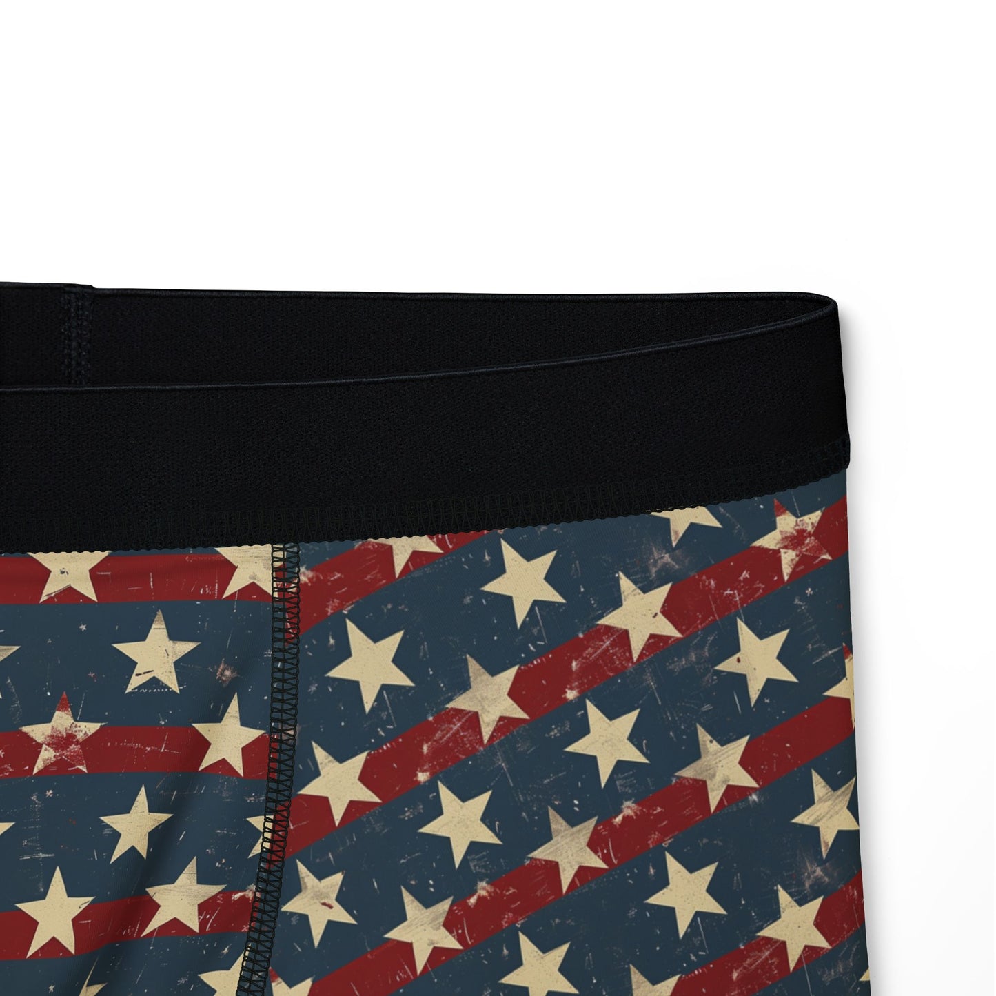 Mens Patriotic Boxer Briefs - USA Flag Design
