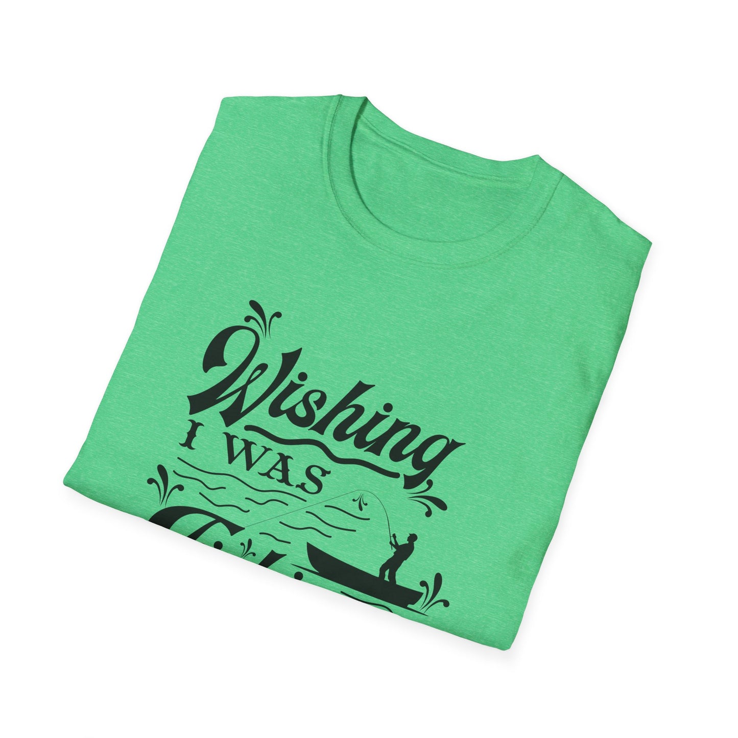 Wishing I Was Fishing Unisex Classic Tee