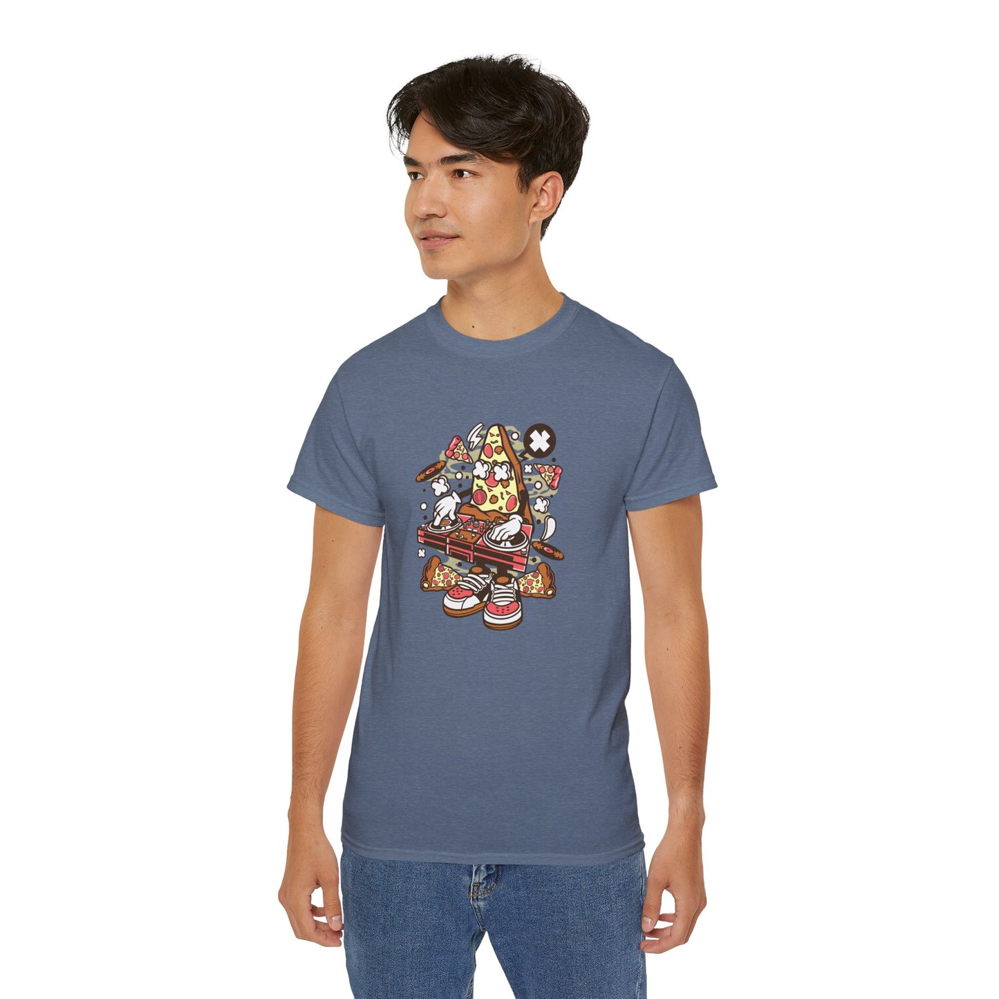 DJ Pizza T-Shirt - Cotton Crew