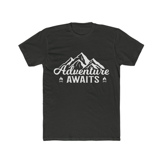 Mens Adventure Awaits  - Cotton Crew