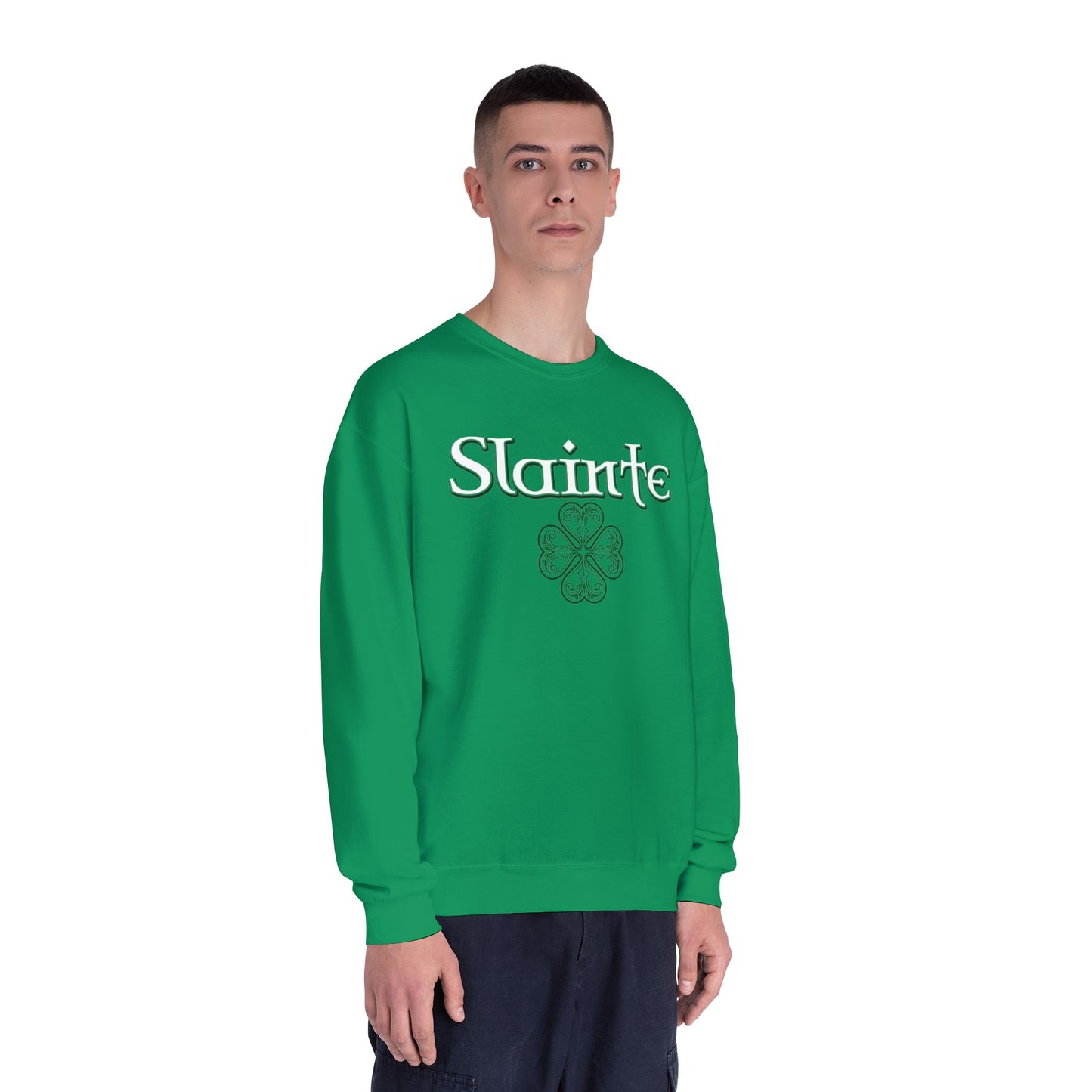Slainte in Clovers Womens Unisex NuBlend® Crewneck Sweatshirt