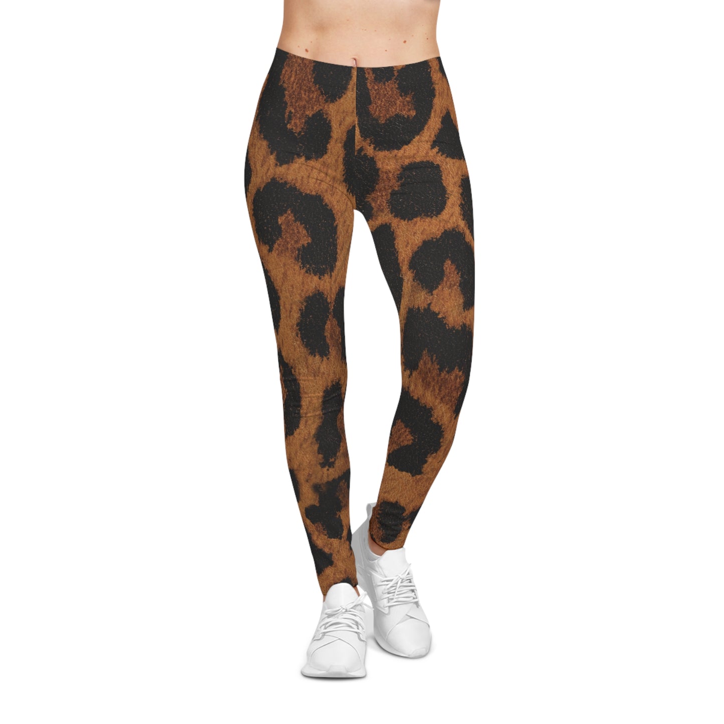 Leopard Print Leggings, Leopard Print Yoga Pants, Women's Casual Leggings, Workout Pants, Leggings