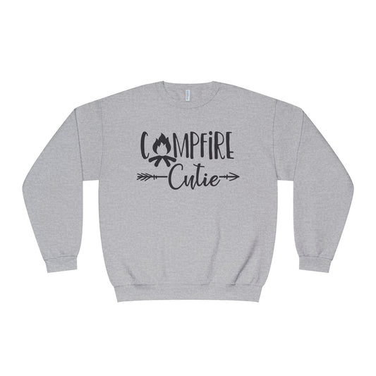 Campfire Cutie Sweatshirt, Nature Lover Gifts, Camper Dad Sweatshirt, Camper Mom Sweatshirt, Camping Life Crewneck Sweatshirt