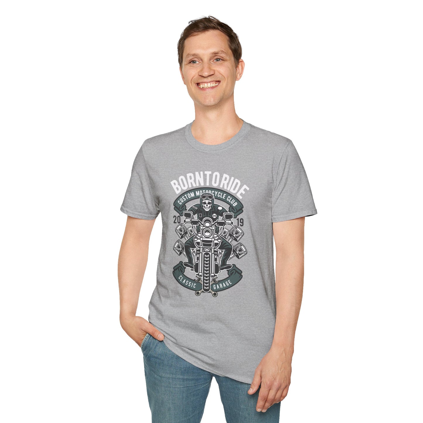 Born to Ride Motorcycle - Softstyle Tee