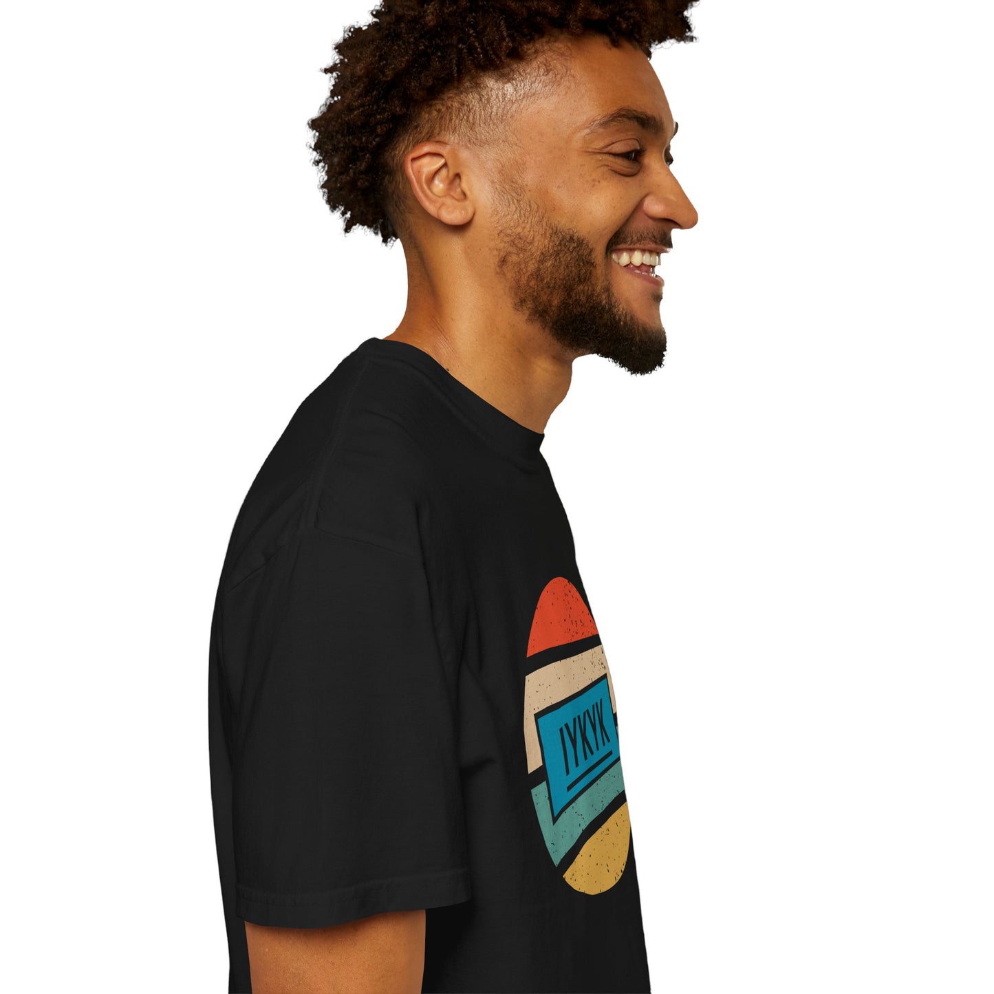 IYKYK Vintage Style Tee with Retro Rainbow