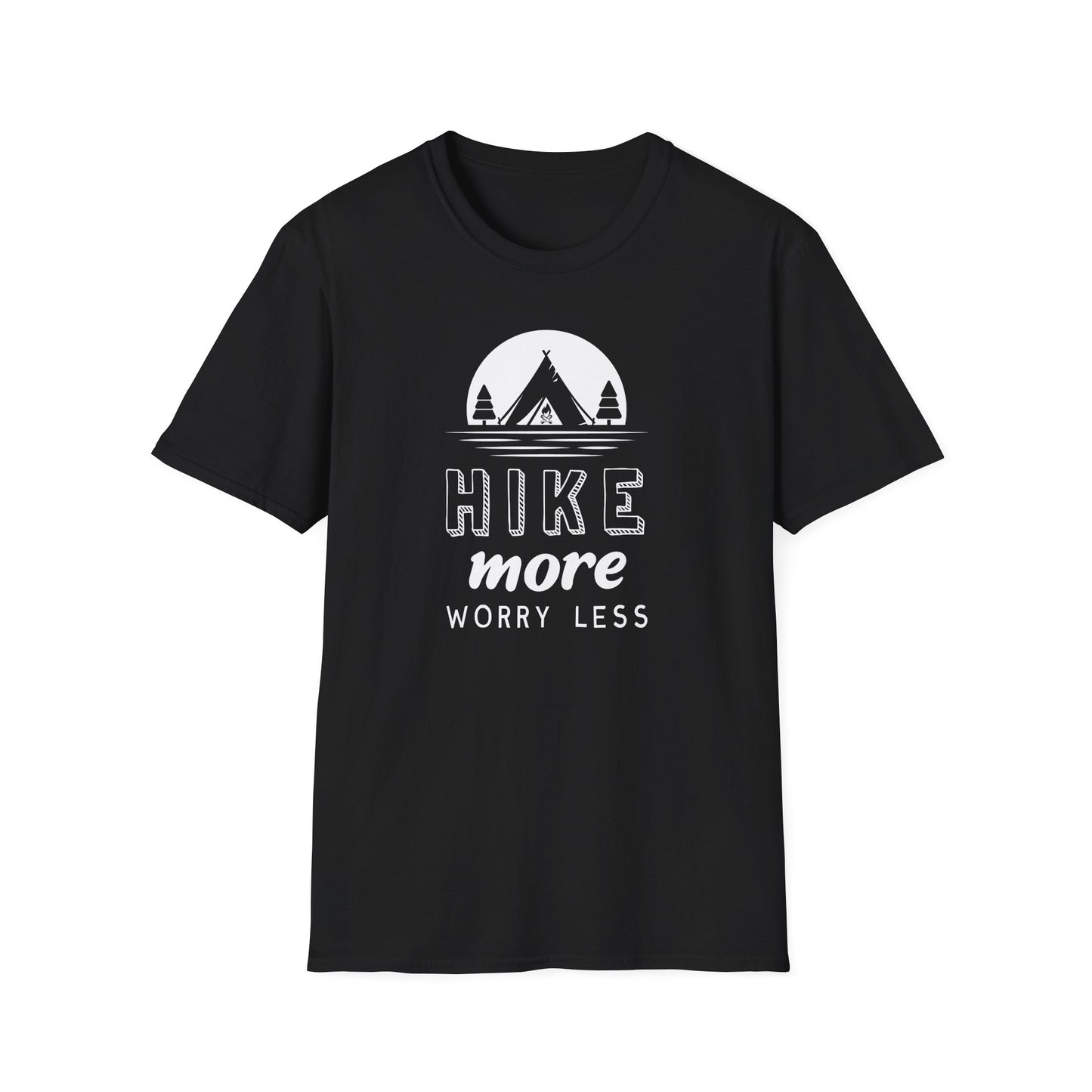 Hike More Worry Leass - Hiking Inspiration T-Shirt