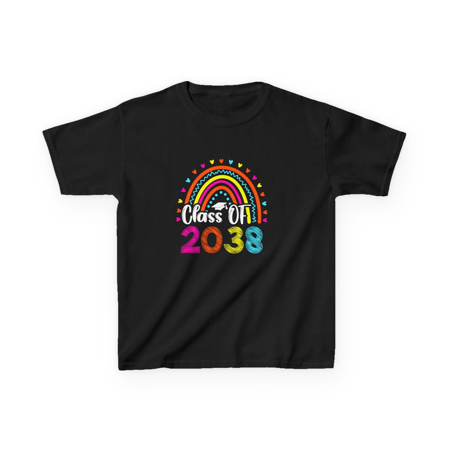 Kids Rainbow Class of 2038 Shirt - Unisex Tee