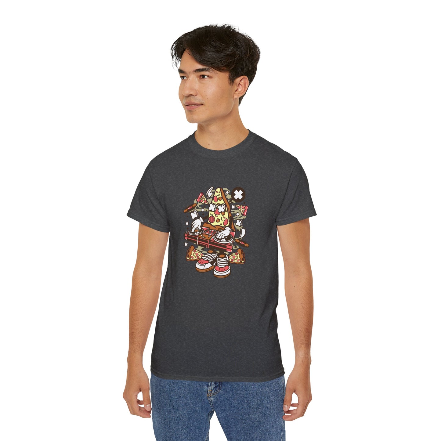 DJ Pizza T-Shirt - Cotton Crew