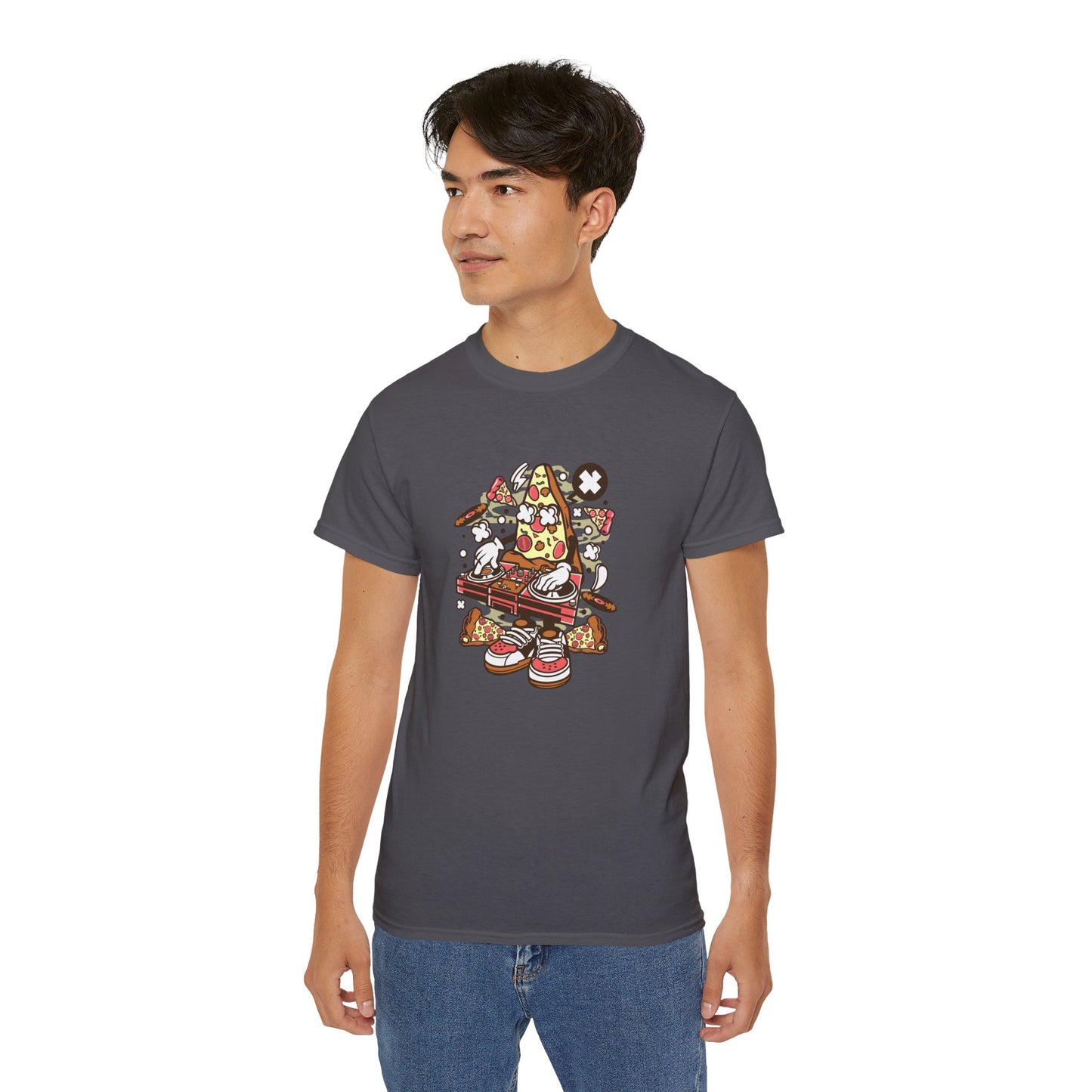 DJ Pizza T-Shirt - Cotton Crew