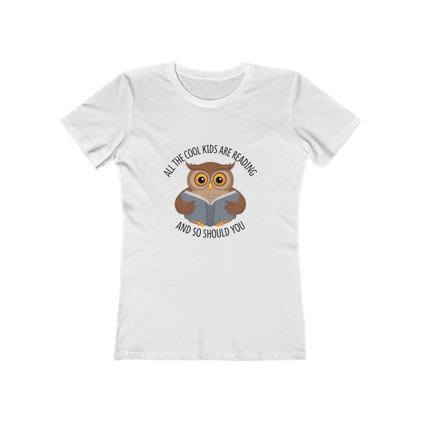 Cool Kids Reading Tee - Womens Slim Fit Bookish TShirt