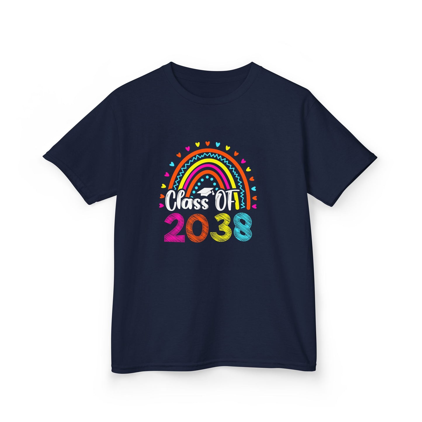Kids Rainbow Class of 2038 Shirt - Unisex Tee