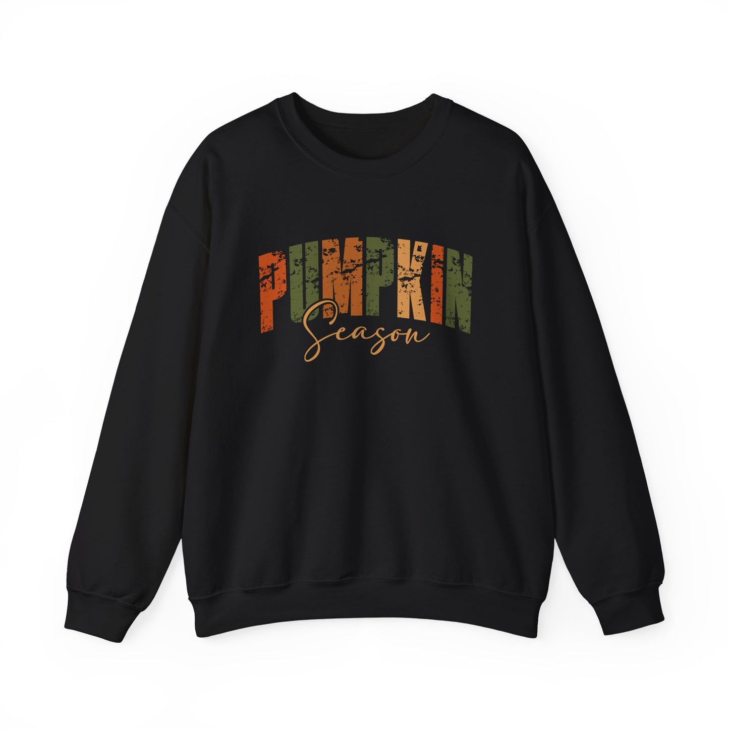 Pumpkin Season Crewneck Sweatshirt - Cozy Fall Fashion, Thanksgiving Gift, Autumn Apparel, Seasonal Style, Perfect for Halloween