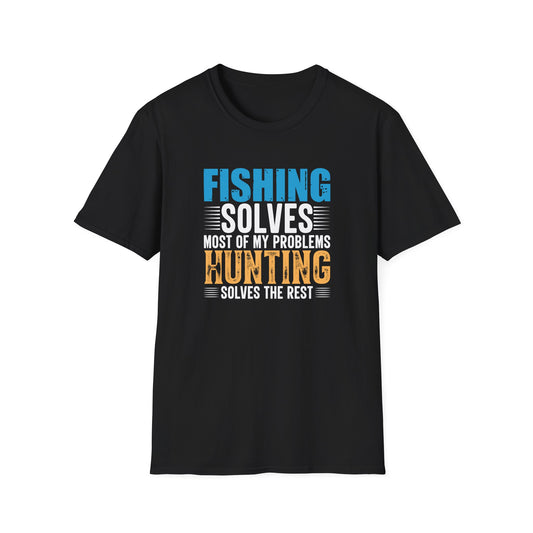 Fishing and Hunting - Softstyle T-Shirt