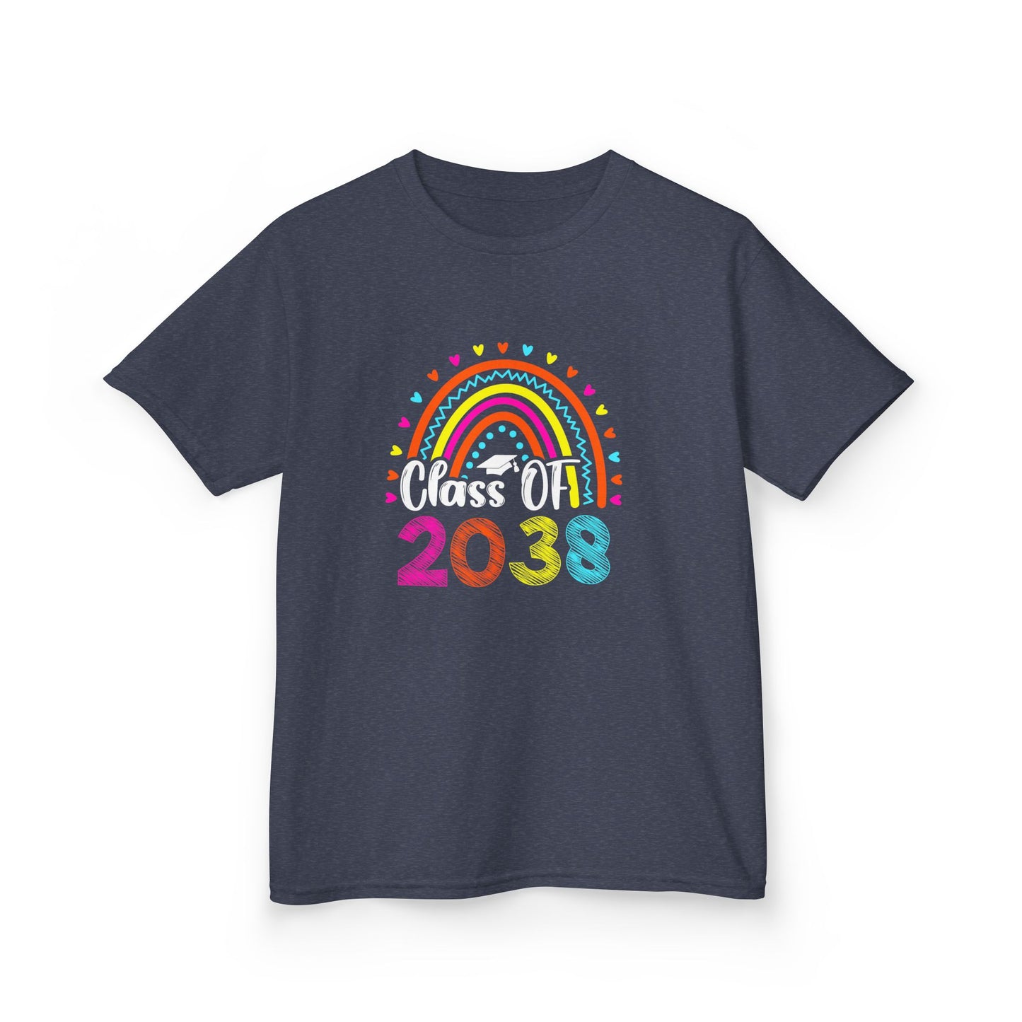 Kids Rainbow Class of 2038 Shirt  - Unisex Tee