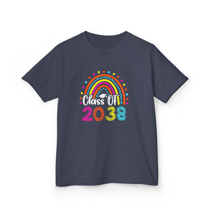 Kids Rainbow Class of 2038 Shirt  - Unisex Tee
