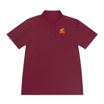 Mens Golf Shirt Beer Bear Men's Sport Polo Shirt