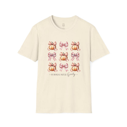 Pumpkin Patch Girly T-Shirt, Fall Fashion Tee, Halloween Shirt, Autumn Outfit, Gift for Her