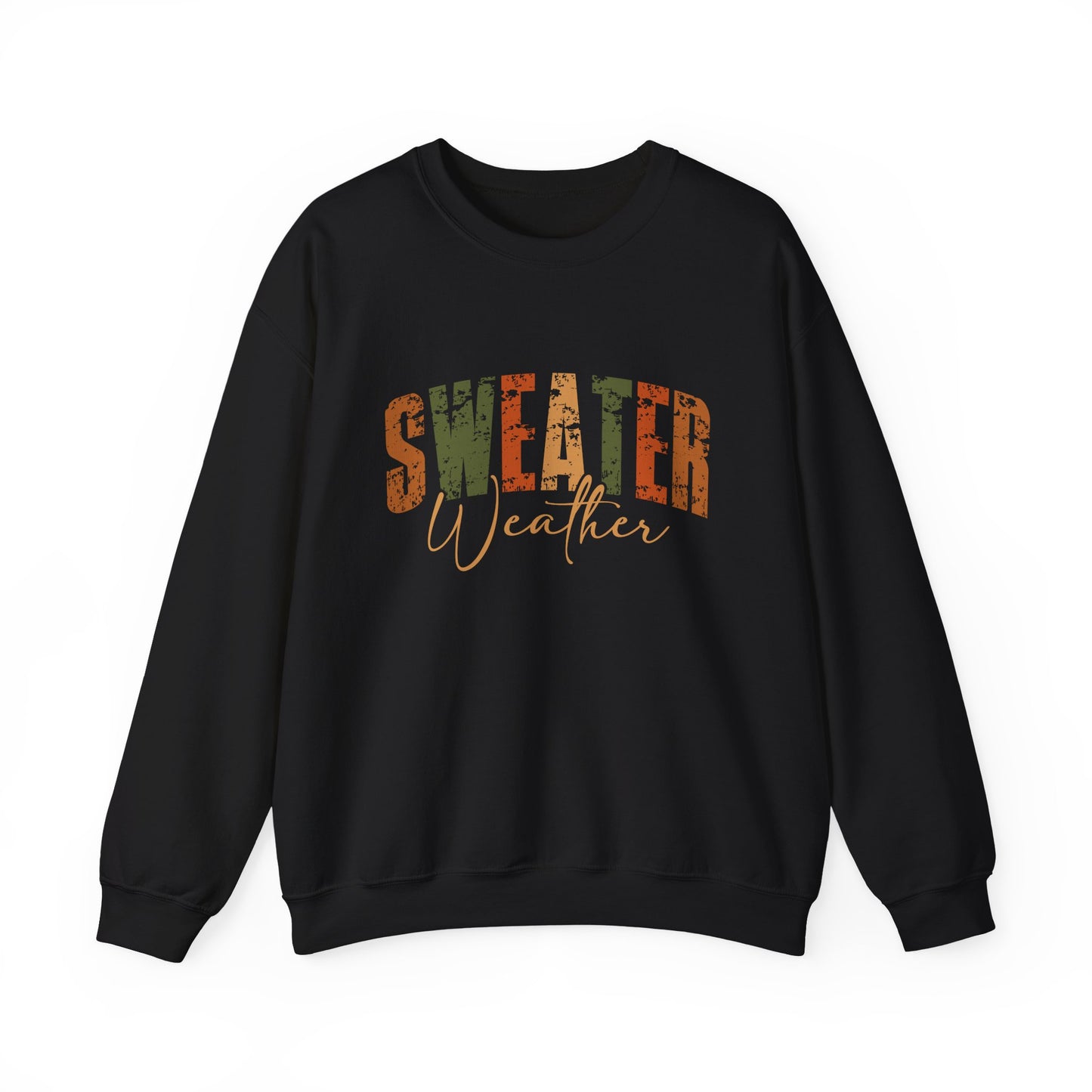 Cozy Sweatshirt for Fall - 'Sweater Weather' Unisex Crewneck, Perfect for Autumn Gatherings, Thanksgiving, Casual Wear, Gift Idea