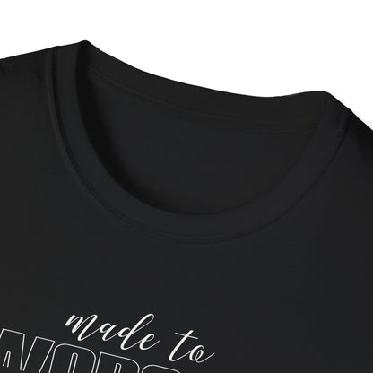 Made to Worship Unisex T-Shirt | Softstyle Tee for Music Lovers, Church Events, Inspirational Gifts, Everyday Wear, Casual Fashion
