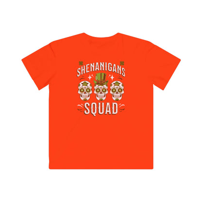 Kids Fine Jersey Tee Shenanigan's Squad St. Patricks Day TShirt