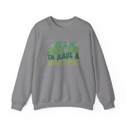 Its A Good Day, St Patricks Day, Lucky Day, Womens Heavy Blend Crewneck Sweatshirt