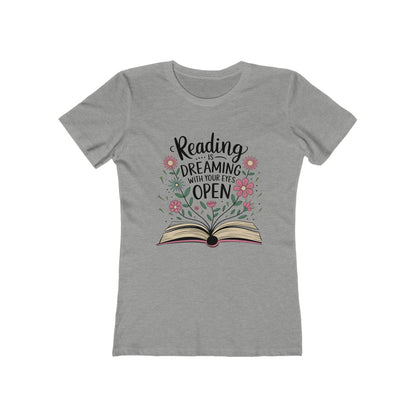 Reading is Dreaming - Casual Women's Slim T-Shirt