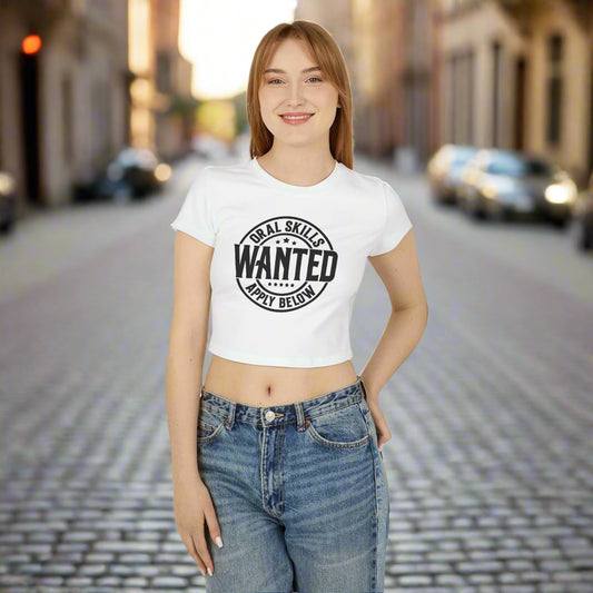 Oral Skills Wanted Women's Baby Tee